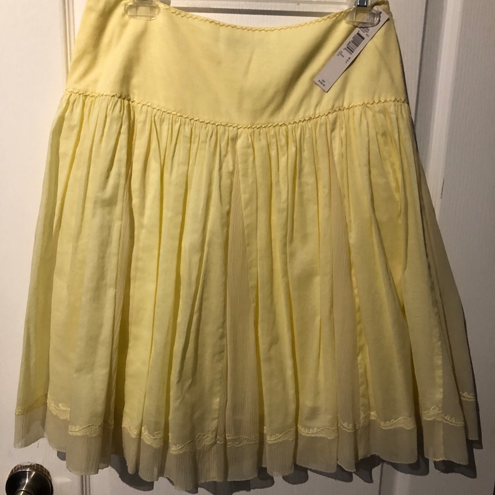Linen and gause skirt